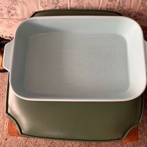Threshold Light Blue Rectangular Baking Dish